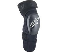 Alpinestars Genouillère A-Impact Plasma – Noir profond / Blanc – L