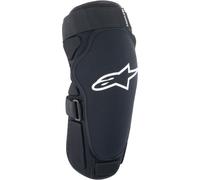 Genouillère Alpinestars A-Impact Plasma noir mat blanc - M