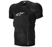 Alpinestars A-Impact Plasma Veste de protection à manches courtes, noir-blanc, taille L pour homme