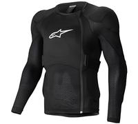 Alpinestars A-Impact Plasma Veste de protection à manches longues, noir-blanc, taille L pour homme