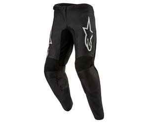 alpinestars A-Stars Fluid Graphite Pantalon de cross Noir/Argenté 38 homme