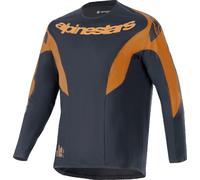 Alpinestars A-Supra Race Maillot à manches longues, Noir/Or, Taille XL