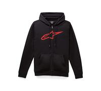Alpinestars Ageless II Fleece, Sweat-Shirt avec Capot, Homme, Black/Red, S