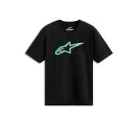 Alpinestars T-shirt Ageless Shadow CSF Noir/Turquoise Taille S