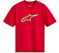 Alpinestars Ageless Shadow CSF, t-shirt XXL Rouge/Jaune/Bleu Rouge/Jaune/Bleu