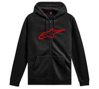 Alpinestars Ageless Zip Hoodie V3 Sweatshirt Homme Noir Rouge XXL