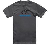 Alpinestars Original Logo T-Shirt, Charbon/Noir/Bleu, L Homme