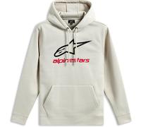 Alpinestars Always V3, sweat à capuche L Beige/Noir/Rouge Beige/Noir/Rouge