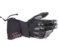 Alpinestars AMT-10 Drystar® XF Winter Gants de moto imperméables, noir/gris, Taille 2XL