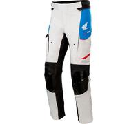 Alpinestars Andes V3 Honda, pantalon en textile Drystar S Gris Clair/Bleu/Rouge Gris Clair/Bleu/Rouge