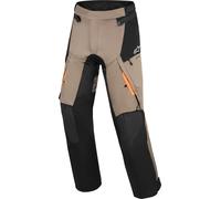 Alpinestars Andes V4 Drystar Pantalon textile de moto imperméable, noir/marron, Taille 6XL
