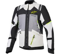 Alpinestars Veste textile Andes V4 Drystar - Gris foncé/Gris/Jaune néon - 5XL Homme