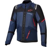 Alpinestars Andes V4, veste textile Drystar 5XL Noir/Bleu Foncé/Rouge Noir/Bleu Foncé/Rouge
