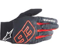 Alpinestars Aragon Gants de moto, noir-blanc-rouge, taille M pour homme