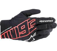 Alpinestars Aragon Gants de moto, noir-rouge, taille S pour homme