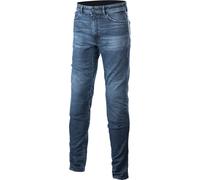 Alpinestars Argon Slim Fit Denim Pantalon textile moto, bleu, Taille 30