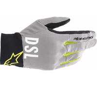 Alpinestars AS-DSL Shotaro Gants de moto, gris-jaune, taille M pour homme