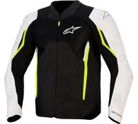 Alpinestars AST V3 Air, veste en textile L Noir/Argent/Jaune Néon Noir/Argent/Jaune Néon