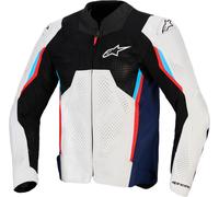 Alpinestars AST V3 Air, veste en textile S Argent/Noir/Bleu Foncé/Rouge Clair Argent/Noir/Bleu Foncé/Rouge Clair