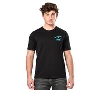 Alpinestars Asym SS Csf Tee T-Shirt de Sport Manches Courtes Col Rond, Noir, Large Homme