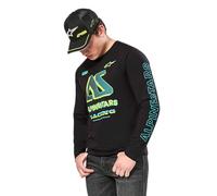 Alpinestars Ayess Ls Csf Tee T-Shirt de Sport Manches Longues Col Rond, Noir, Large Homme