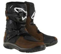 Alpinestars Belize Drystar Bottes Huilé Cuir Marron Noir Moto