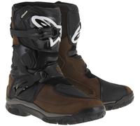 Alpinestars Bottes de moto Belize Drystar Oiled étanches noir-brun Taille 47 Homme
