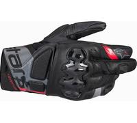 Alpinestars Belize v3 Drystar Gants de moto imperméables, noir-gris-rouge, taille L pour homme