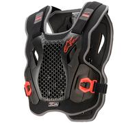 Alpinestars Bionic Action Veste protectrice, noir-rouge, taille XL 2XL