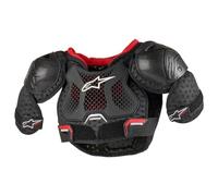 Alpinestars Bionic Action Kickstart Armure de poitrine pour enfants, noir-rouge, taille 4 5 6 pour garçons