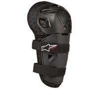 Alpinestars Bionic Action Kickstart Protektors de genoux pour enfants (Black/Red,One Size)