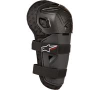 Alpinestars Bionic Action Kickstart Protektors de genoux pour enfants, noir-rouge pour des gamins