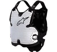 Alpinestars Bionic Action V2 Gilet protecteur, Blanc/Noir, Taille M/L
