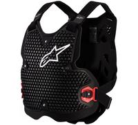 Alpinestars Bionic Action V2 Gilet protecteur, Noir/Blanc/Rouge, Taille XL-2XL