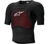 Alpinestars Bionic Plasma LT, veste protectrice à manches courte L Noir/Rouge Noir/Rouge