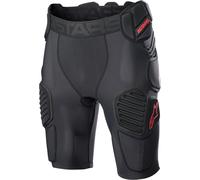 Alpinestars Short de protection Bionic Pro Noir/Rouge Taille M