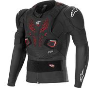 Alpinestars Bionic Pro V3 Plasma Veste de protection, noir/rouge, Taille L