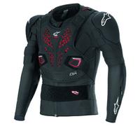 Alpinestars Bionic Pro V3 Plasma Veste de protection, noir-rouge, taille L pour homme
