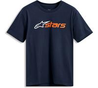 Alpinestars Blaze 2.0 CSF, t-shirt S Bleu Foncé/Blanc/Orange Bleu Foncé/Blanc/Orange