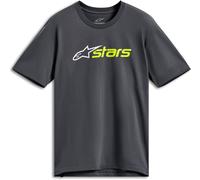 Alpinestars Blaze 2.0 CSF, t-shirt XL Gris Foncé/Blanc/Jaune Néon Gris Foncé/Blanc/Jaune Néon