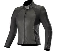 Alpinestars Blouson moto Vika V2 Womens Leather Jacket Black, Noir, 46
