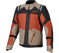 Alpinestars Andes V4, veste textile Drystar S Marron Foncé/Rouge/Noir Marron Foncé/Rouge/Noir
