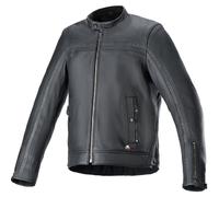 Alpinestars Dyno, veste en cuir M Noir/Noir Noir/Noir