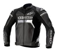 Alpinestars GP Force Veste en cuir de moto, noir, taille 50 pour homme