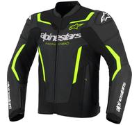 ALPINESTARS Blousons et Vestes GP Force V2 Leather Airflow Black / Yellow Fluo 48