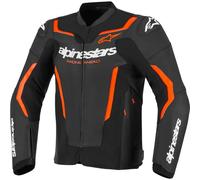 ALPINESTARS Blousons et Vestes GP Force V2 Leather Black / Red Fluo 56