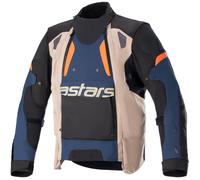 Alpinestars Halo Drystar Veste textile de moto, bleu-beige, taille M