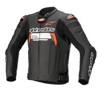 Blouson Moto en Cuir Alpinestars Missile V2 Ignition Noir/Rouge50 Noir,Rouge