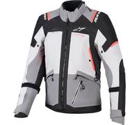 Alpinestars Stella Andes V4 Drystar imperméable dames moto textile veste, noir-gris-orange, taille 2XL pour femmes