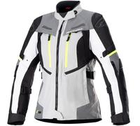 Alpinestars Bogota Pro Drystar® imperméable à l’eau dames moto textile veste, gris, taille L pour femmes